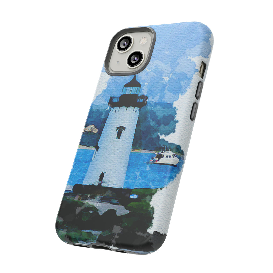 Cool Phone Case | Summer Lighthouse, For iPhone 15 Case | iPhone 15 Pro Case, Iphone 14 Case, Iphone 14 Pro Max Case, Protective Iphone Case - Studio40ParkLane