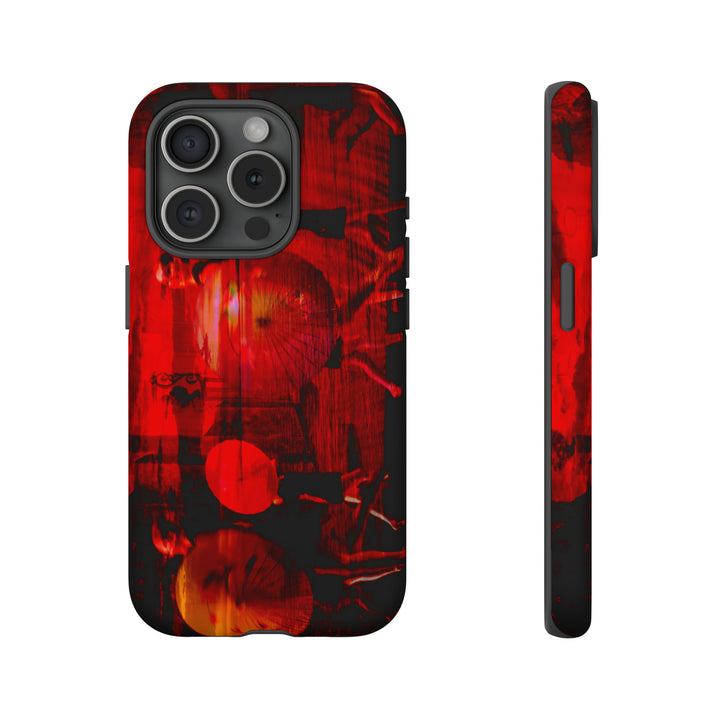 Cute IPhone Case | iPhone 15 Case | iPhone 15 Pro Max Case, Iphone 14 Case, Iphone 14 Pro Max Case IPhone Case for Art Lovers, Sunset Dance Red - Studio40ParkLane