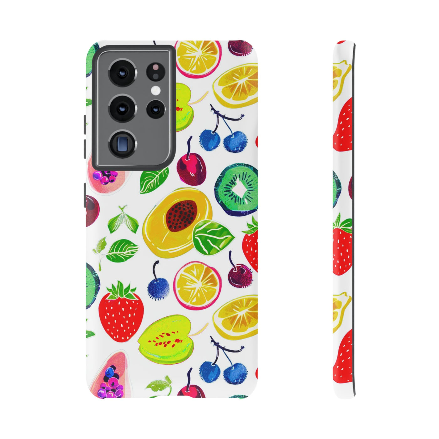 Impact Resistant, Summer Fruit, Cute Phone Cases for Samsung S24, S23, S22, S21, IPhone 15 pro, Iphone 14 pro, Iphone 13 IPhone 12 Iphone 11