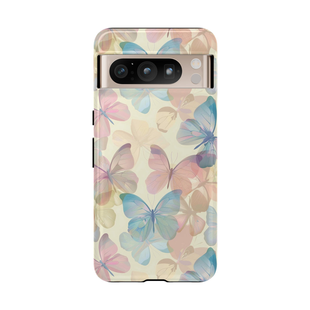 Cute Samsung Case | Cool Iphone Case | Summer Pastel Butterflies, Samsung S24, S23, S22, S21, IPhone 15 Case | Iphone 14 Case, Iphone 13 Case - Studio40ParkLane