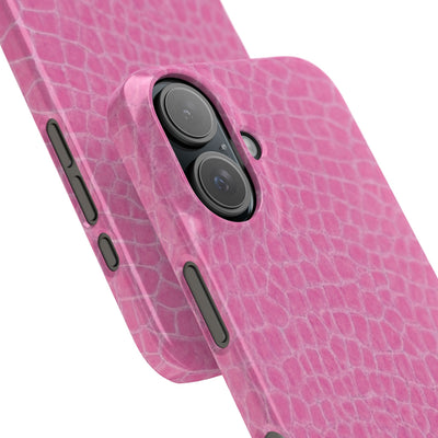 Snap Non Leather Pink Color Pattern Gift for Her Cute Phone Cases for Samsung Galaxy S24, S23, S22, S21, S20, Plus, Ultra, Iphone 16, 15, 14, Pro and Max - Studio40ParkLane