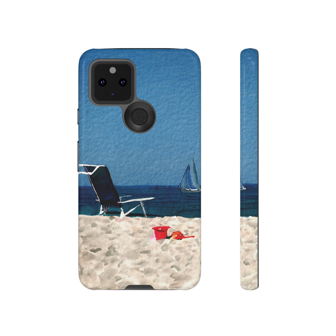 Cute Samsung Case | Cool Iphone Case | Summer Blue Beach Chair, Samsung S24, S23, S22, S21, IPhone 15 Case | Iphone 14 Case, Iphone 13 Case - Studio40ParkLane