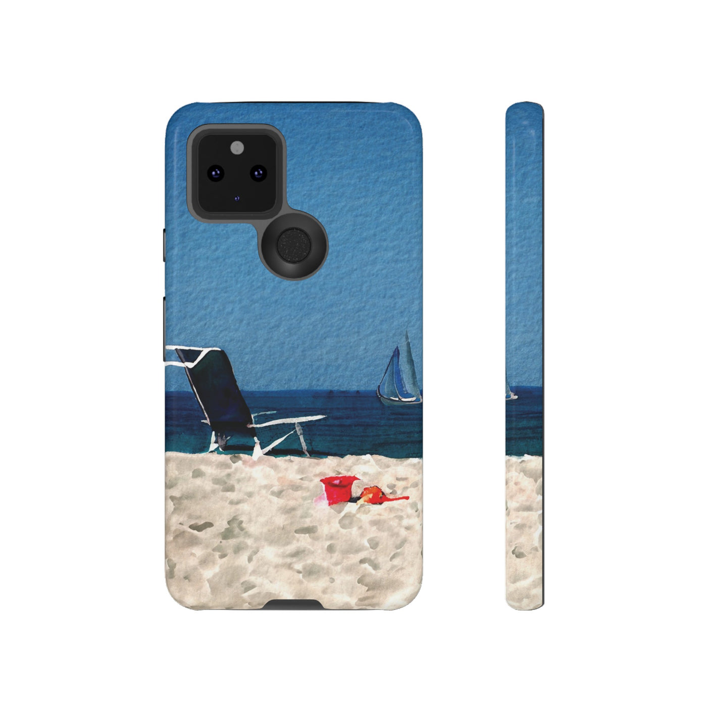 Cute Samsung Case | Cool Iphone Case | Summer Blue Beach Chair, Samsung S24, S23, S22, S21, IPhone 15 Case | Iphone 14 Case, Iphone 13 Case