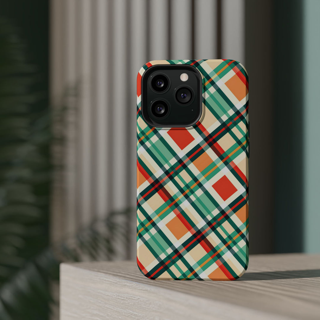 Checkered Plaid Magsafe Gift for Her Cute Phone Case for Iphone, | iPhone 16 | iPhone 15 Pro Max, Iphone 14 Pro Max, 13 12 11 10 9 8 7 - Studio40ParkLane