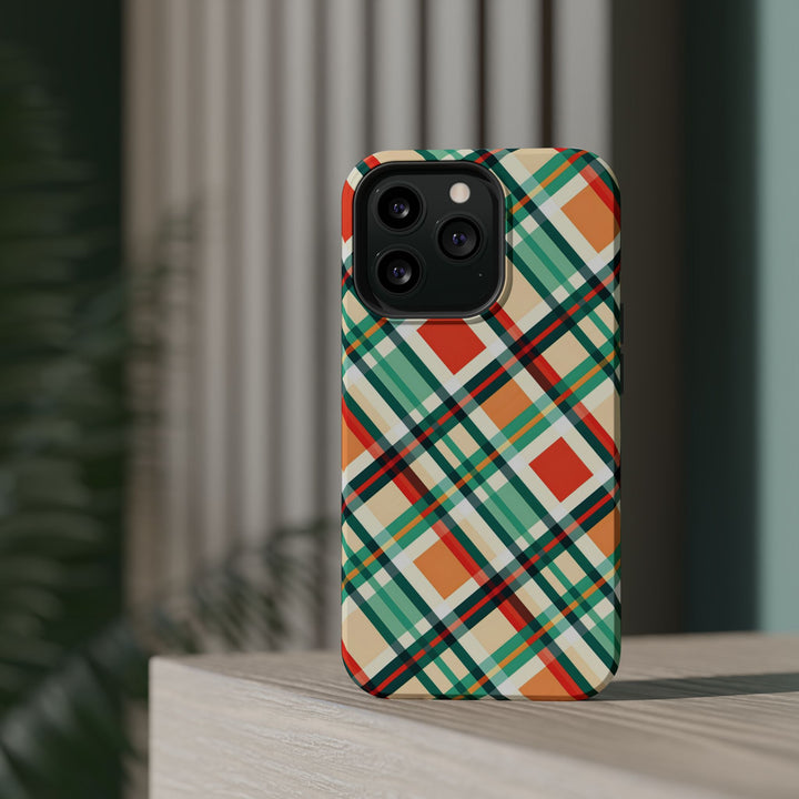Checkered Plaid Magsafe Gift for Her Cute Phone Case for Iphone, | iPhone 16 | iPhone 15 Pro Max, Iphone 14 Pro Max, 13 12 11 10 9 8 7 - Studio40ParkLane