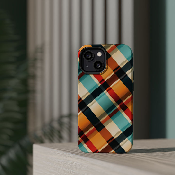 Checkered Plaid Magsafe Gift for Her Cute Phone Case for Iphone, | iPhone 16 | iPhone 15 Pro Max, Iphone 14 Pro Max, 13 12 11 10 9 8 7 - Studio40ParkLane