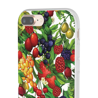 Cute Flexi Phone Cases, For Samsung Galaxy and Iphone, Summer Mixed Fruit, Galaxy S23 Phone Case, Samsung S22 Case, Samsung S21, Iphone 15, Iphone 14, Iphone 13