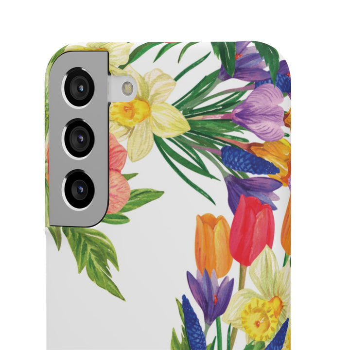 Sleek Snap Spring Summer Flowers Cute Phone Case for iPhone 16 15 14 13 12 11 X Xs Max Xr Pro Plus Samsung Galaxy S24 S23 S22 S21 S20 Ultra