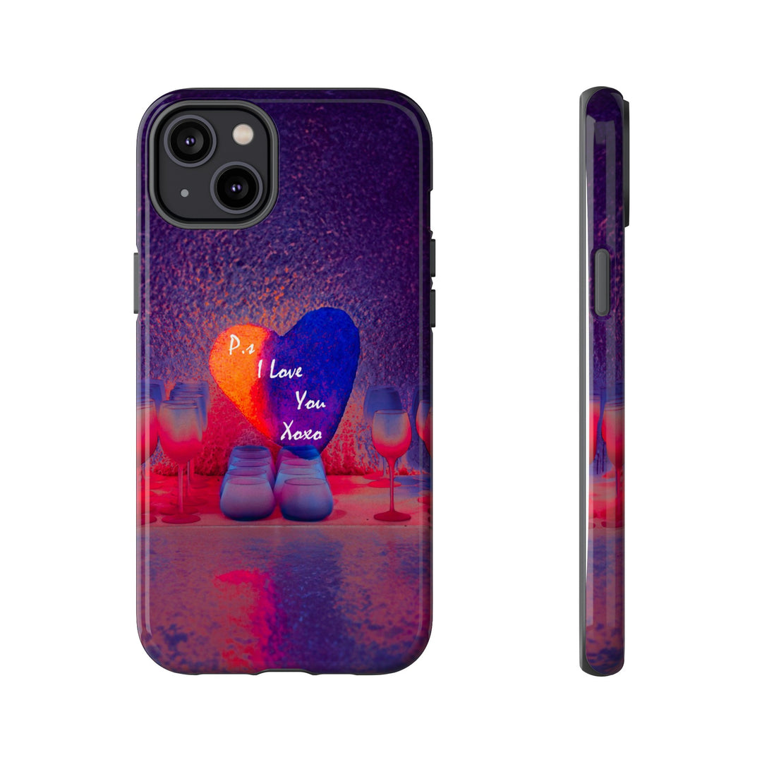 Cute Samsung Case | Cool Iphone Case | PS I love You - Heart, Samsung S24, S23, S22, S21, IPhone 15 Case | Iphone 14 Case, Iphone 13 Case - Studio40ParkLane