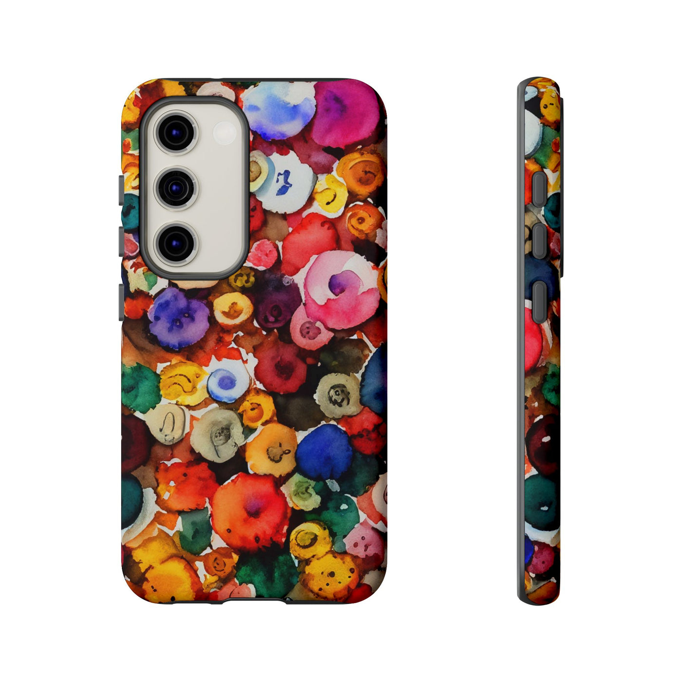 Impact Resistant, Fall Colors Buttons, Cute Phone Cases for Samsung S24, S23, S22, S21, IPhone 15 pro Iphone 14 pro Iphone 13 IPhone 12 Iphone 11