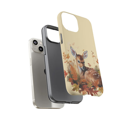 Autumn Fall Deer Gift for Her Cute Phone Case for, Samsung Galaxy S24, S23, S22, S21, IPhone 16 Case | Iphone 15, Iphone 14, IPhone 13 Case