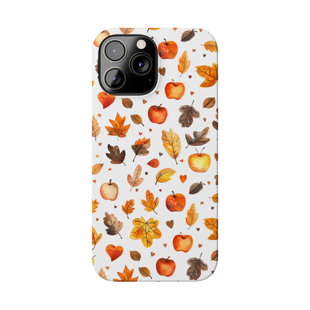 Slim Fall Autumn Leaves Gift for Her Cute Phone Cases for Iphone 16 | iPhone 15 Case | iPhone 15 Pro Max Case, Iphone 14, Iphone 14 Pro Max, Iphone 13, Slim - Studio40ParkLane
