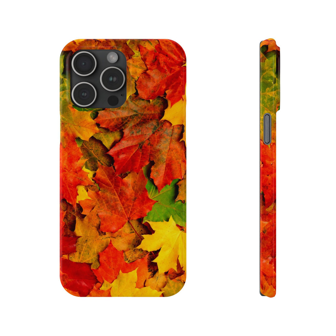 Slim Fall Leaves Slim Cute Phone Cases for Iphone | iPhone 15 Case | iPhone 15 Pro Max Case, Iphone 14, Iphone 14 Pro Max, Iphone 13 - Studio40ParkLane