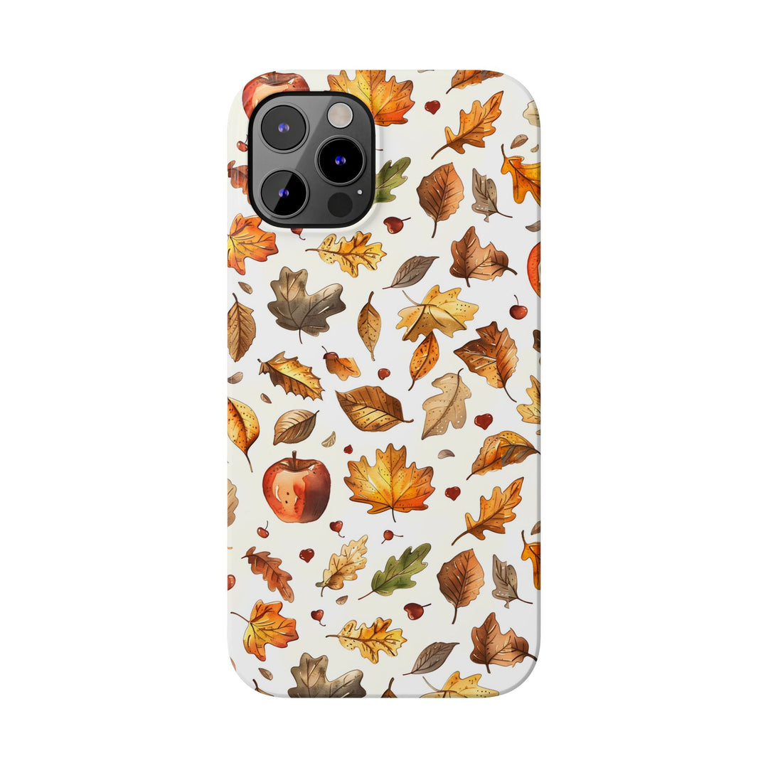 Slim Fall Autumn Leaves Gift for Her Cute Phone Cases for Iphone 16 | iPhone 15 Case | iPhone 15 Pro Max Case, Iphone 14, Iphone 14 Pro Max, Iphone 13, Slim - Studio40ParkLane