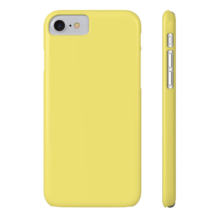 Slim Light Yellow Gift for Her Aesthetic Cute Phone Case for Iphone 16 - | iPhone 15 Pro Max Case | iPhone 14 Case 13 12 11 10 9 8 7 - Studio40ParkLane