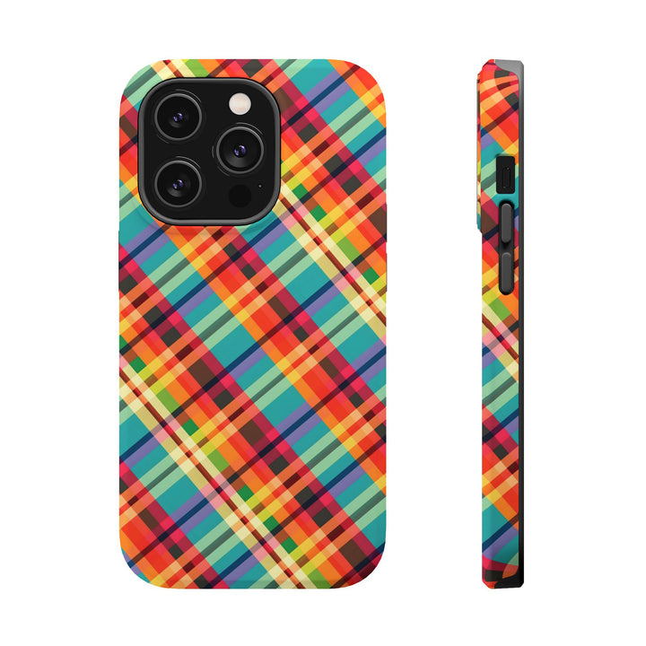 Checkered Plaid Magsafe Gift for Her Cute Phone Case for Iphone, | iPhone 16 | iPhone 15 Pro Max, Iphone 14 Pro Max, 13 12 11 10 9 8 7 - Studio40ParkLane