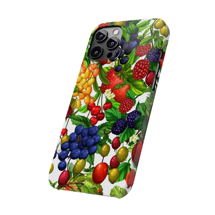 Slim Cute Phone Cases for Iphone - | iPhone 15 Case | iPhone 15 Pro Max Case, Iphone 14 Case, Iphone 14 Pro Max, Iphone 13, Summer Mixed Fruit - Studio40ParkLane
