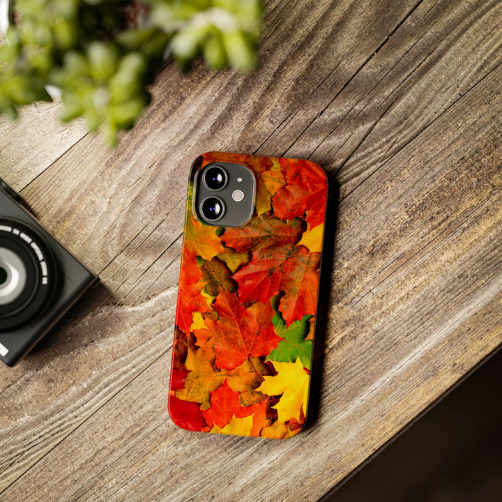 Slim Fall Leaves Slim Cute Phone Cases for Iphone | iPhone 15 Case | iPhone 15 Pro Max Case, Iphone 14, Iphone 14 Pro Max, Iphone 13 - Studio40ParkLane