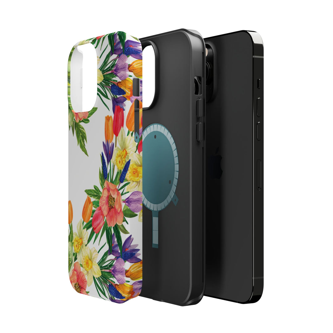 Spring Flowers Magsafe Cute Phone Case for Iphone Gift for Her, iPhone 16 Case iPhone 15 Pro Max Case, Iphone 14, Iphone 14 Pro Max, 13, 12 - Studio40ParkLane