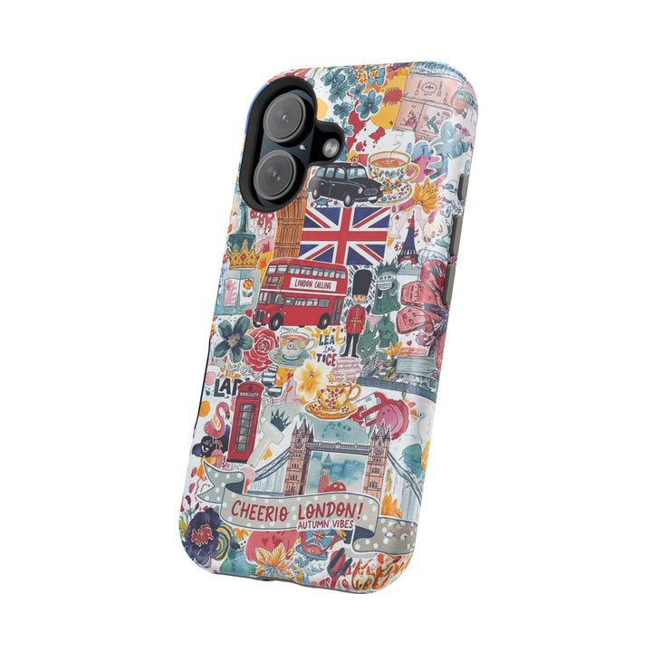 London England Coquette Collage Tough Magsafe Cute Phone Cases for Iphone | iPhone 17 Pro Max Case, Iphone 16, Iphone 15 14 13 12 11 10 9 - Studio40ParkLane