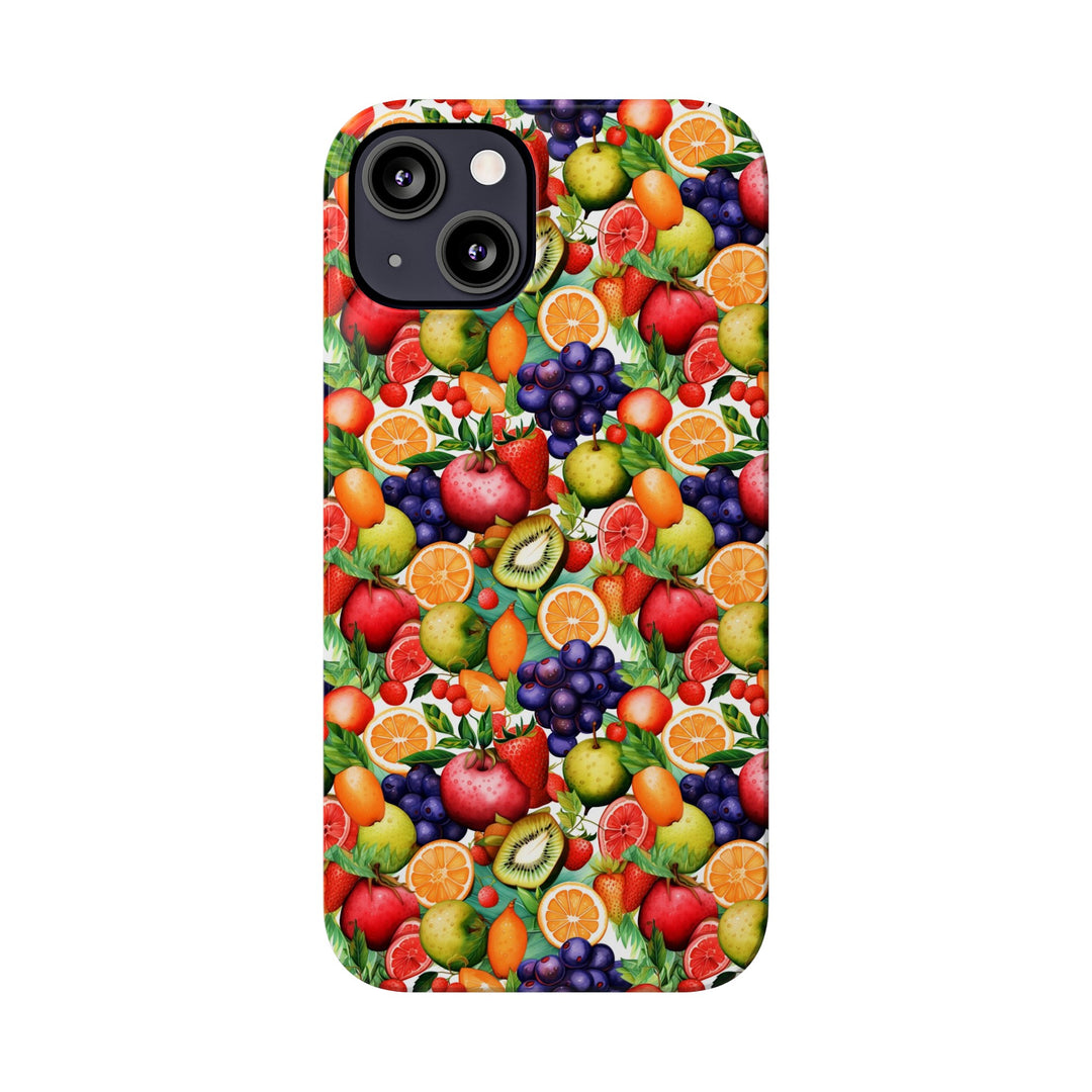 Slim Cute Phone Cases for Iphone | iPhone 15 Case | iPhone 15 Pro Max Case, Iphone 14, Iphone 14 Pro Max, Iphone 13, Summer Fruit Mix Selection - Studio40ParkLane