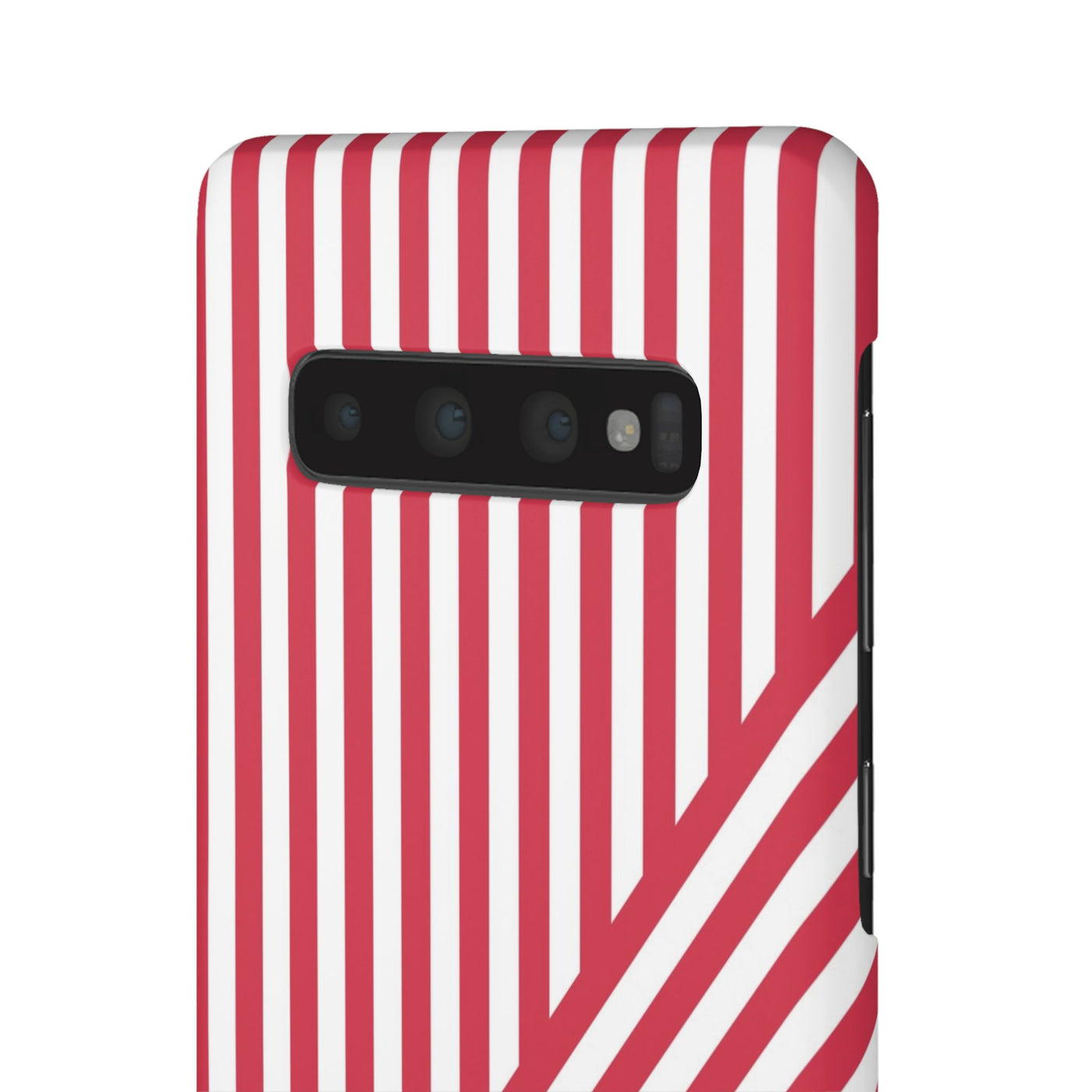 Aesthetic Winterberry Red Stripes Cute Phone Case Sleek Snap - For iPhone 17 Pro Max iPhone 16 Pro iPhone 15 Iphone 14 Plus 13 Pro 12 11 10 Gift - Studio40ParkLane