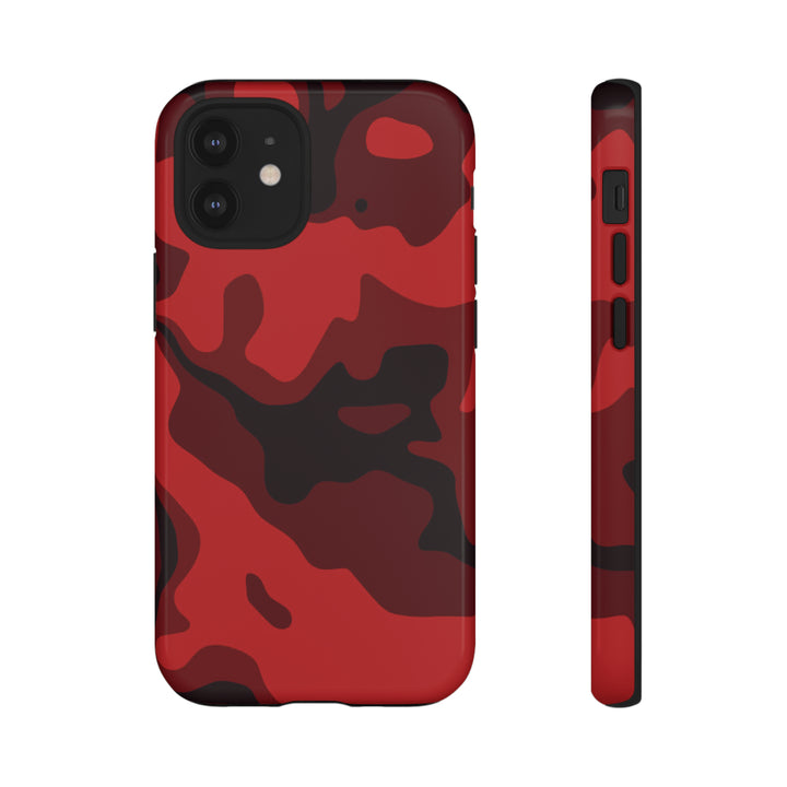 Cool Phone Case | Red Camouflage, For iPhone 15 Case | iPhone 15 Pro Case, Iphone 14 Case, Iphone 14 Pro Max Case, Protective Iphone Case - Studio40ParkLane