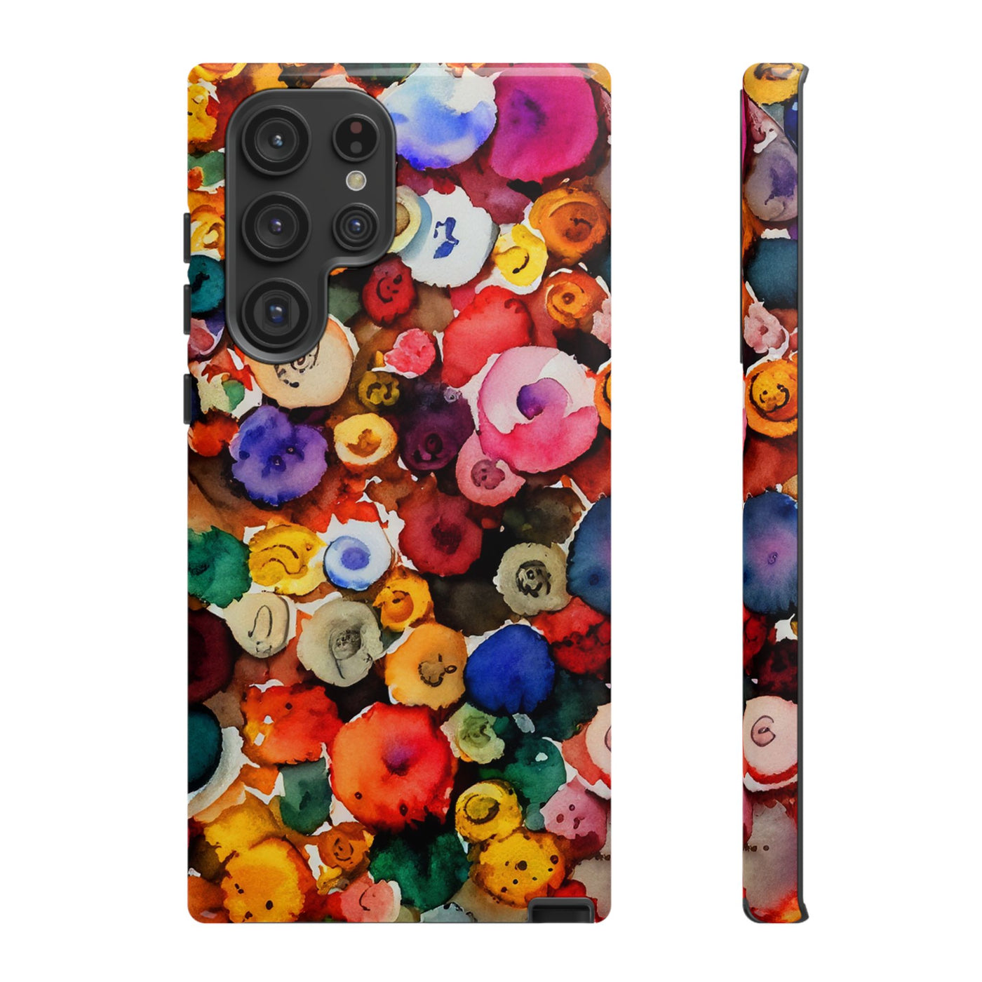 Impact Resistant, Fall Colors Buttons, Cute Phone Cases for Samsung S24, S23, S22, S21, IPhone 15 pro Iphone 14 pro Iphone 13 IPhone 12 Iphone 11