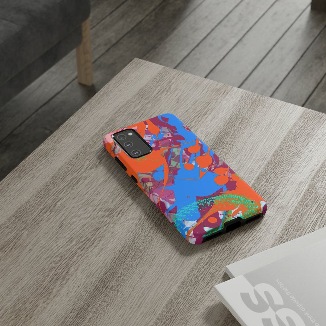 Samsung Galaxy Phone Case | Galaxy S23, S22, S21, S20 | Luxury Case Double Layered | Impact Resistant | Fashionable - Paint Spill 1 - Studio40ParkLane