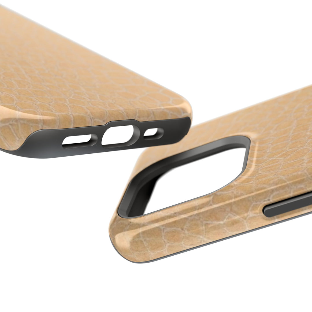 Non Leather Beige Color Pattern Magsafe Cute Phone Case for Iphone Gift for Her, | iPhone 15 Case | iPhone 15 Pro Max Case, Iphone 14, Iphone 14 Pro Max, Iphone 13, Iphone 16 - Studio40ParkLane