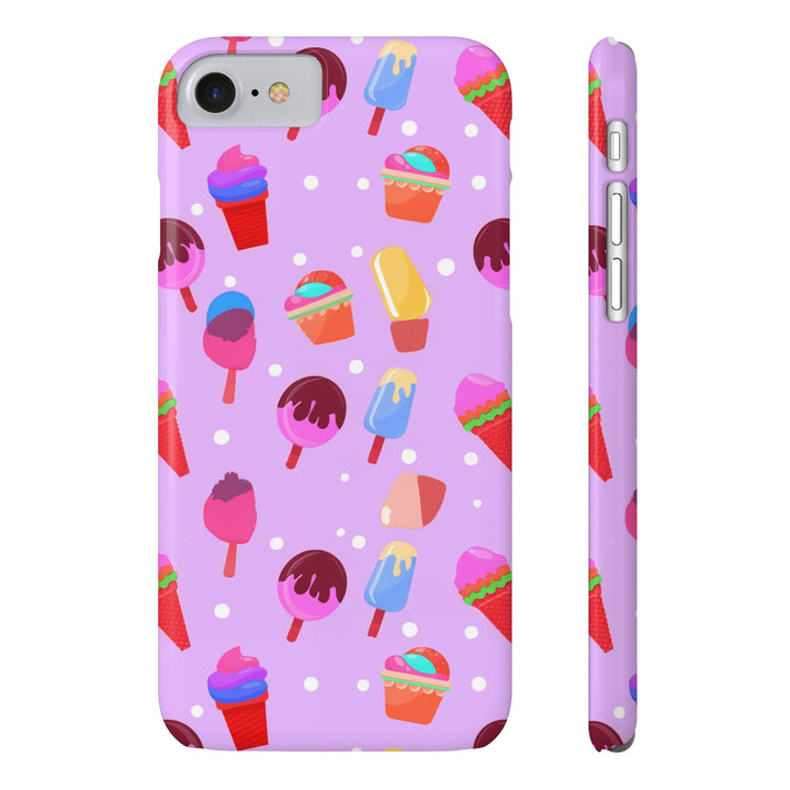 Slim Cute Phone Cases for Iphone - | iPhone 15 Case | iPhone 15 Pro Max Case, Iphone 14 Case, Iphone 14 Pro Max, Iphone 13, Summer Ice - cream Pink - Studio40ParkLane