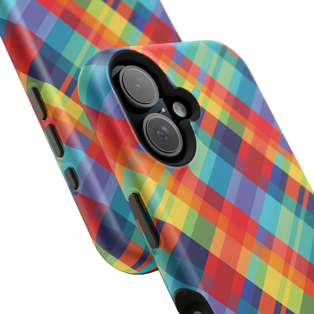 Checkered Plaid Magsafe Gift for Her Cute Phone Case for Iphone, | iPhone 16 | iPhone 15 Pro Max, Iphone 14 Pro Max, 13 12 11 10 9 8 7 - Studio40ParkLane