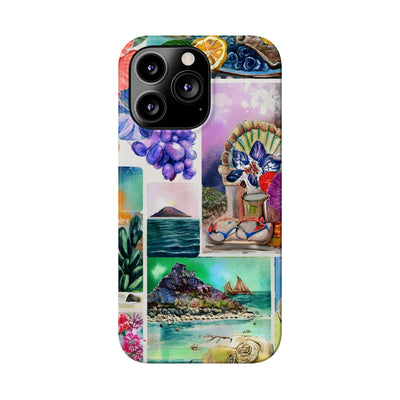 Travel Coquette Collage Slim Cute Phone Cases for Iphone  | iPhone 15 Case | iPhone 15 Pro Max Case, Iphone 14, Iphone 14 Pro Max, Iphone 13