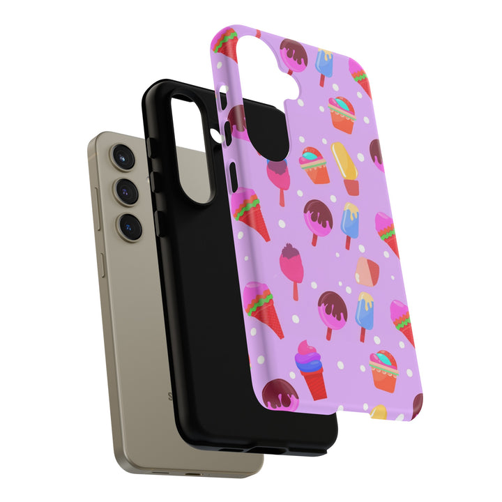 Cute Samsung Case | Cool Iphone Case | Summer Pink Ice - Cream, Samsung S24, S23, S22, S21, IPhone 15 Case | Iphone 14 Case, Iphone 13 Case - Studio40ParkLane
