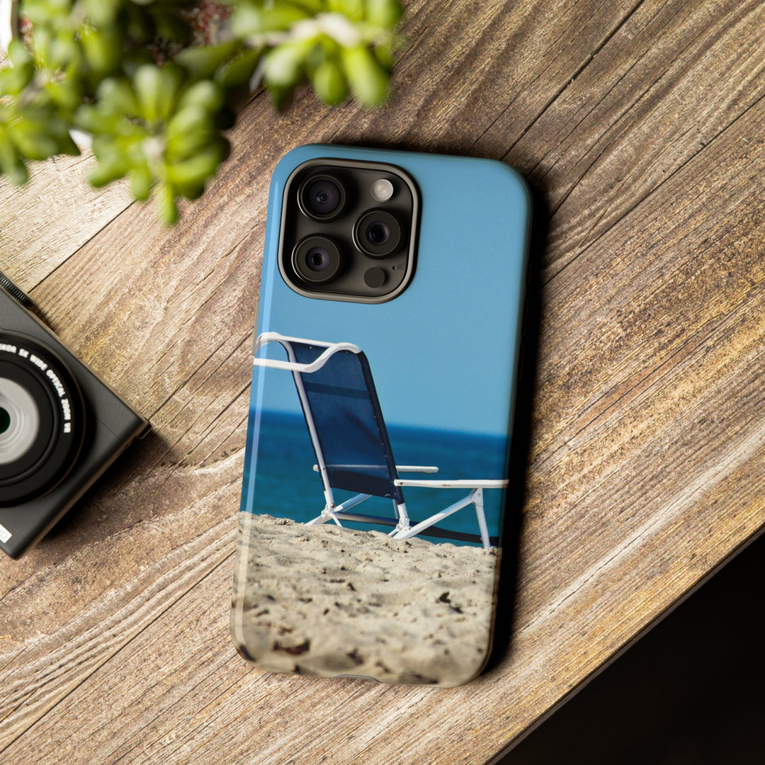 Cute Samsung Case | Cool Iphone Case | Summer Blue Beach Chair, Samsung S24, S23, S22, S21, IPhone 15 Case | Iphone 14 Case, Iphone 13 Case - Studio40ParkLane
