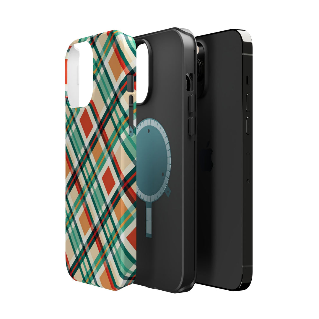 Checkered Plaid Magsafe Gift for Her Cute Phone Case for Iphone, | iPhone 16 | iPhone 15 Pro Max, Iphone 14 Pro Max, 13 12 11 10 9 8 7 - Studio40ParkLane