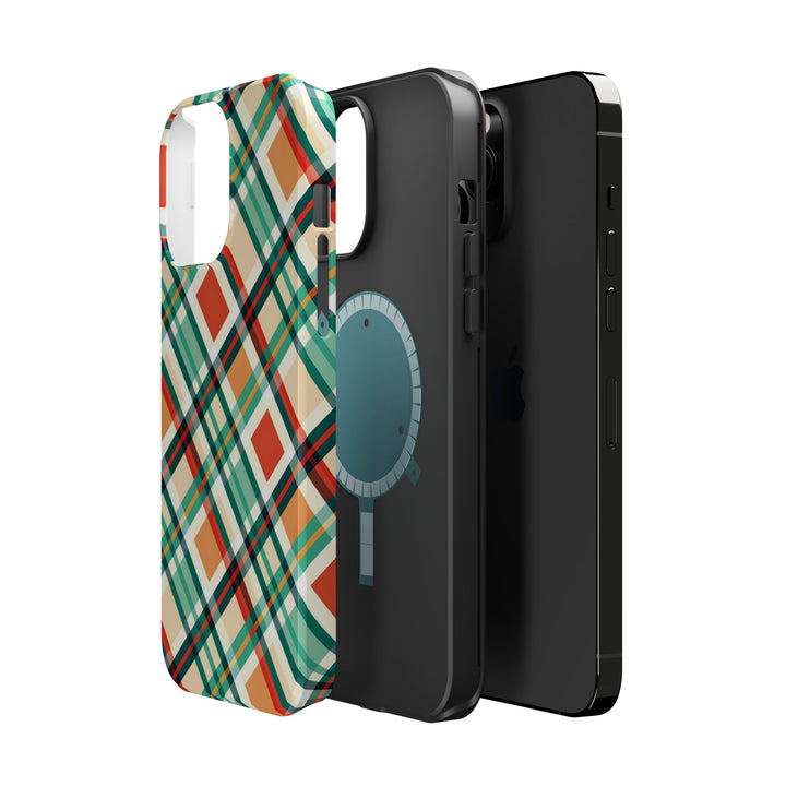 Checkered Plaid Magsafe Gift for Her Cute Phone Case for Iphone, | iPhone 16 | iPhone 15 Pro Max, Iphone 14 Pro Max, 13 12 11 10 9 8 7 - Studio40ParkLane