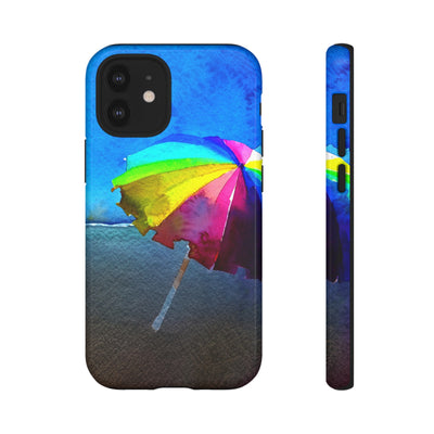 Cute Samsung Case | Cool Iphone Case | Summer Colorful Beach Parasol, Samsung S24, S23, S22, S21, IPhone 15 Case | Iphone 14 Case, Iphone 13 Case