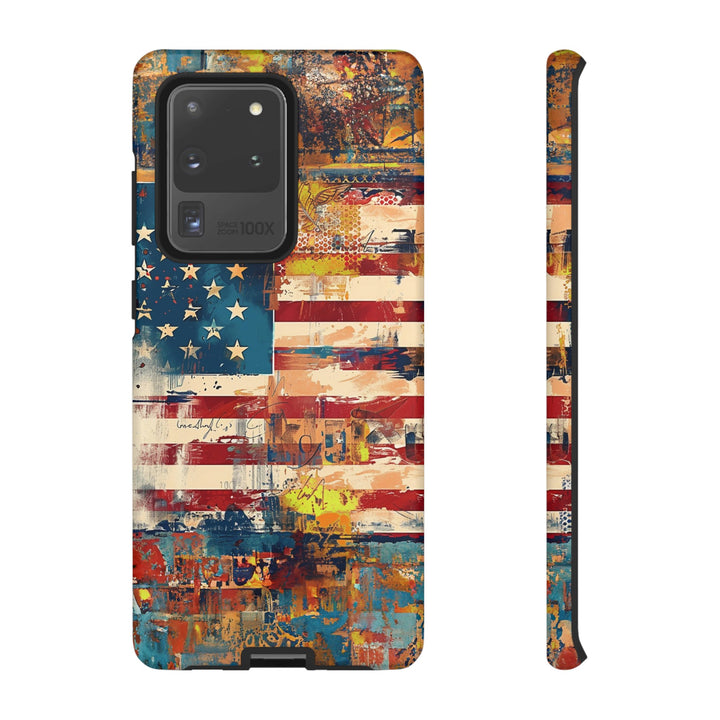 Impact Resistant, American Flag, Cute Phone Cases for Samsung S24, S23, S22, S21, IPhone 15 pro Iphone 14 pro Iphone 13 IPhone 12 Iphone 11 - Studio40ParkLane