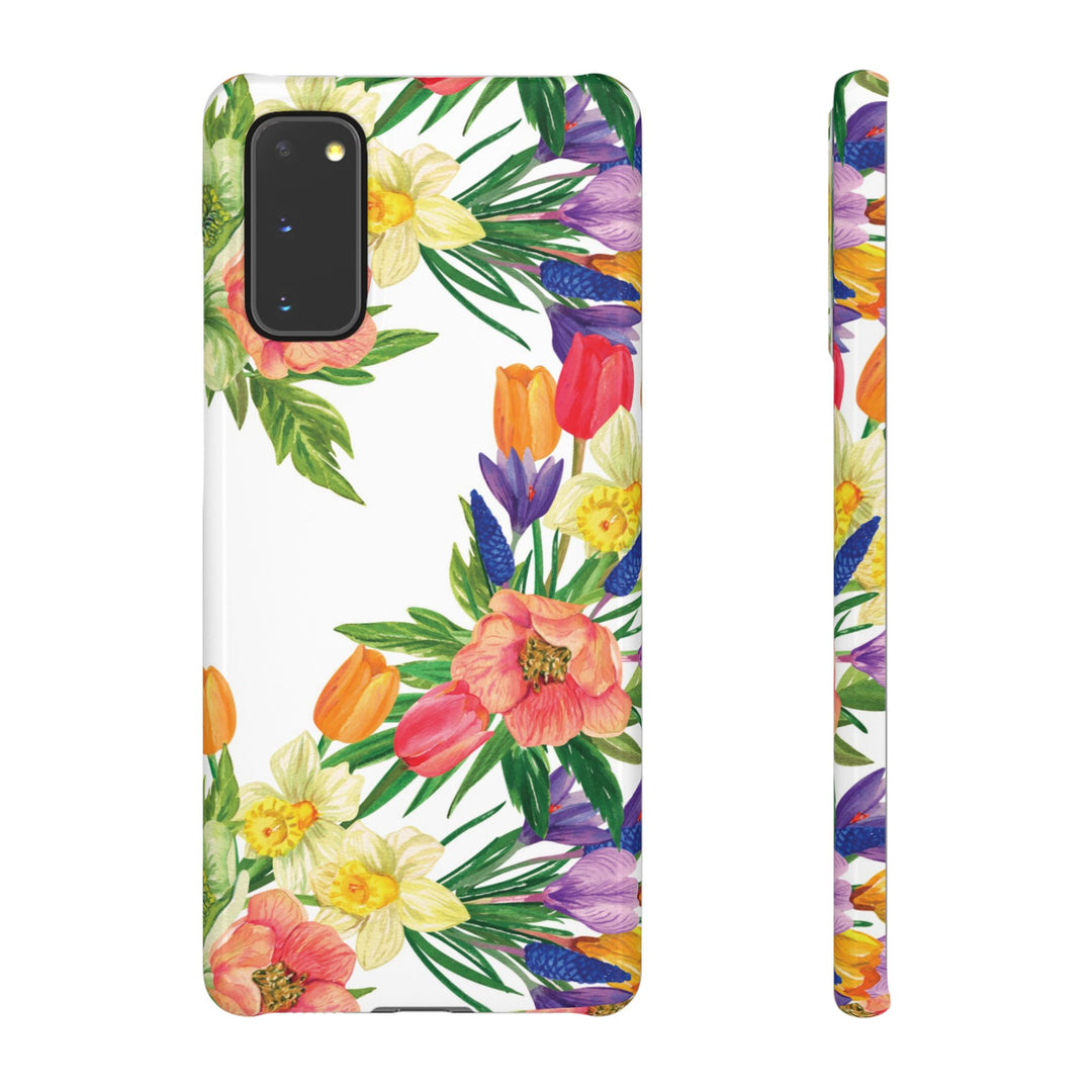 Sleek Snap Spring Summer Flowers Cute Phone Case for iPhone 16 15 14 13 12 11 X Xs Max Xr Pro Plus Samsung Galaxy S24 S23 S22 S21 S20 Ultra