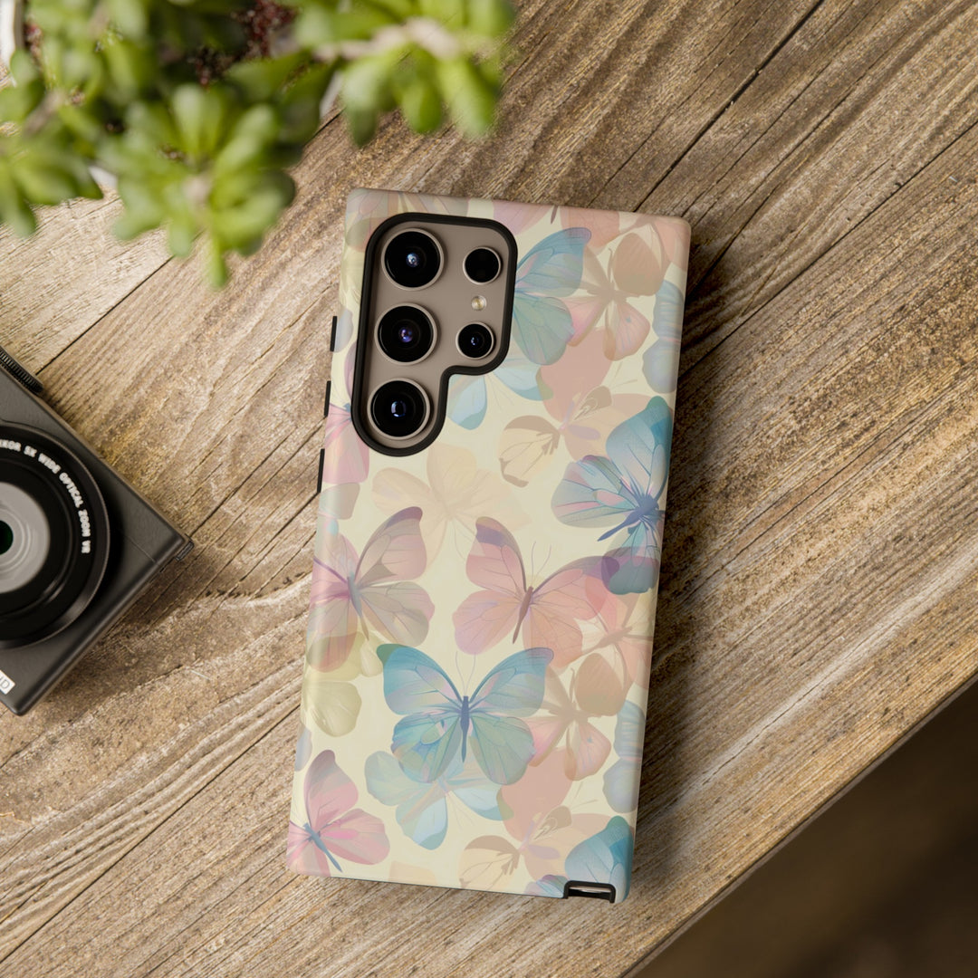 Cute Samsung Case | Cool Iphone Case | Summer Pastel Butterflies, Samsung S24, S23, S22, S21, IPhone 15 Case | Iphone 14 Case, Iphone 13 Case - Studio40ParkLane