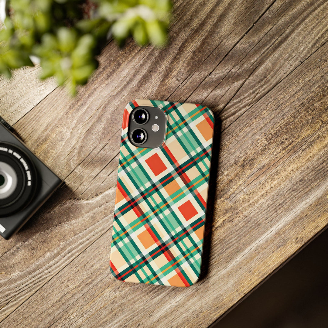 Slim Checkered Plaid Gift for Her Cute Phone Cases for Iphone 16 Pro Max | iPhone 15 Case | iPhone 15 Pro Max Case, Iphone 14, 13, 12, 11, 10, 8, 7 - Studio40ParkLane
