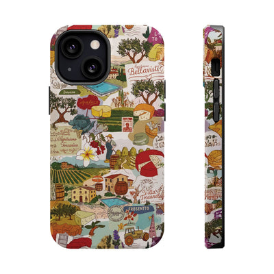 Italy Tuscany Coquette Collage Tough Magsafe Cute Phone Cases for Iphone | iPhone 17 Pro Max Case, Iphone 16, Iphone 15 14 13 12 11 10 9 - Studio40ParkLane
