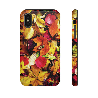 Aesthetic Tough Fall Leaves Foliage Premium Phone Case - For iPhone 17 Pro Max iPhone 16 Pro iPhone 15 Iphone 14 Plus 13 Pro 12 11 10 XR - Studio40ParkLane