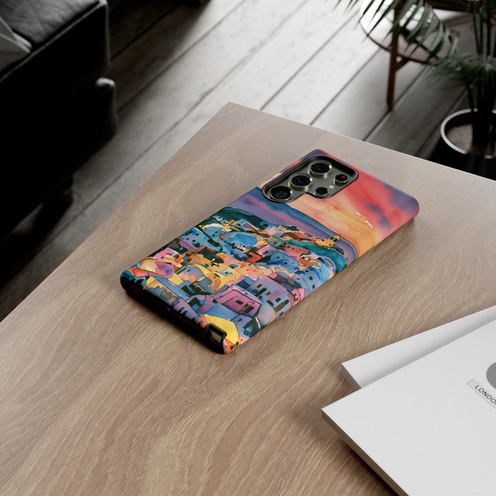 Impact Resistant, Greek Sunset, Cute Phone Cases for Samsung S24, S23, S22, S21, IPhone 15 pro Iphone 14 pro Iphone 13 IPhone 12 Iphone 11 - Studio40ParkLane