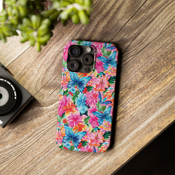 Slim Butterflies Flowers Gift for Her Cute Phone Cases for Iphone 16 Pro Max | iPhone 15 Case | iPhone 15 Pro Max Case, Iphone 14, 13, 12, 11, 10, 8, 7 - Studio40ParkLane