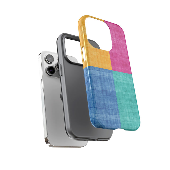 Impact Resistant, Colored Shapes, Cute Phone Cases for Samsung S24, S23, S22, S21, IPhone 15 pro Iphone 14 pro Iphone 13 IPhone 12 Iphone 11 - Studio40ParkLane