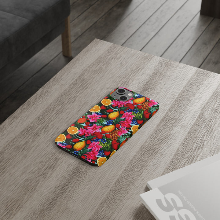 Slim Cute Phone Cases for Iphone - | iPhone 15 Case | iPhone 15 Pro Max Case, Iphone 14 Case, Iphone 14 Pro Max, Iphone 13, Summer Mixed Fruit - Studio40ParkLane
