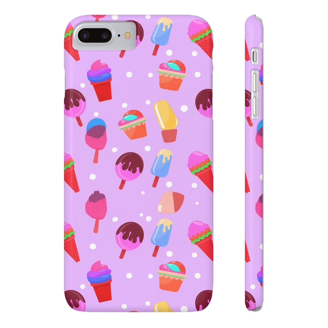 Slim Cute Phone Cases for Iphone - | iPhone 15 Case | iPhone 15 Pro Max Case, Iphone 14 Case, Iphone 14 Pro Max, Iphone 13, Summer Ice - cream Pink - Studio40ParkLane