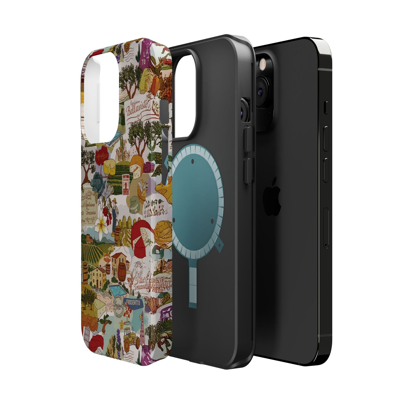 Italy Tuscany Coquette Collage Tough Magsafe Cute Phone Cases for Iphone | iPhone 17 Pro Max Case, Iphone 16, Iphone 15 14 13 12 11 10 9 - Studio40ParkLane